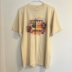 Vintage Made in the USA Cream Graphic T-Shirt
